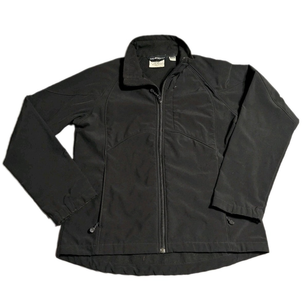 Black Diamond Windbloc Jacket Womens M Black Softshell Full Zip Outdoor Hiking
